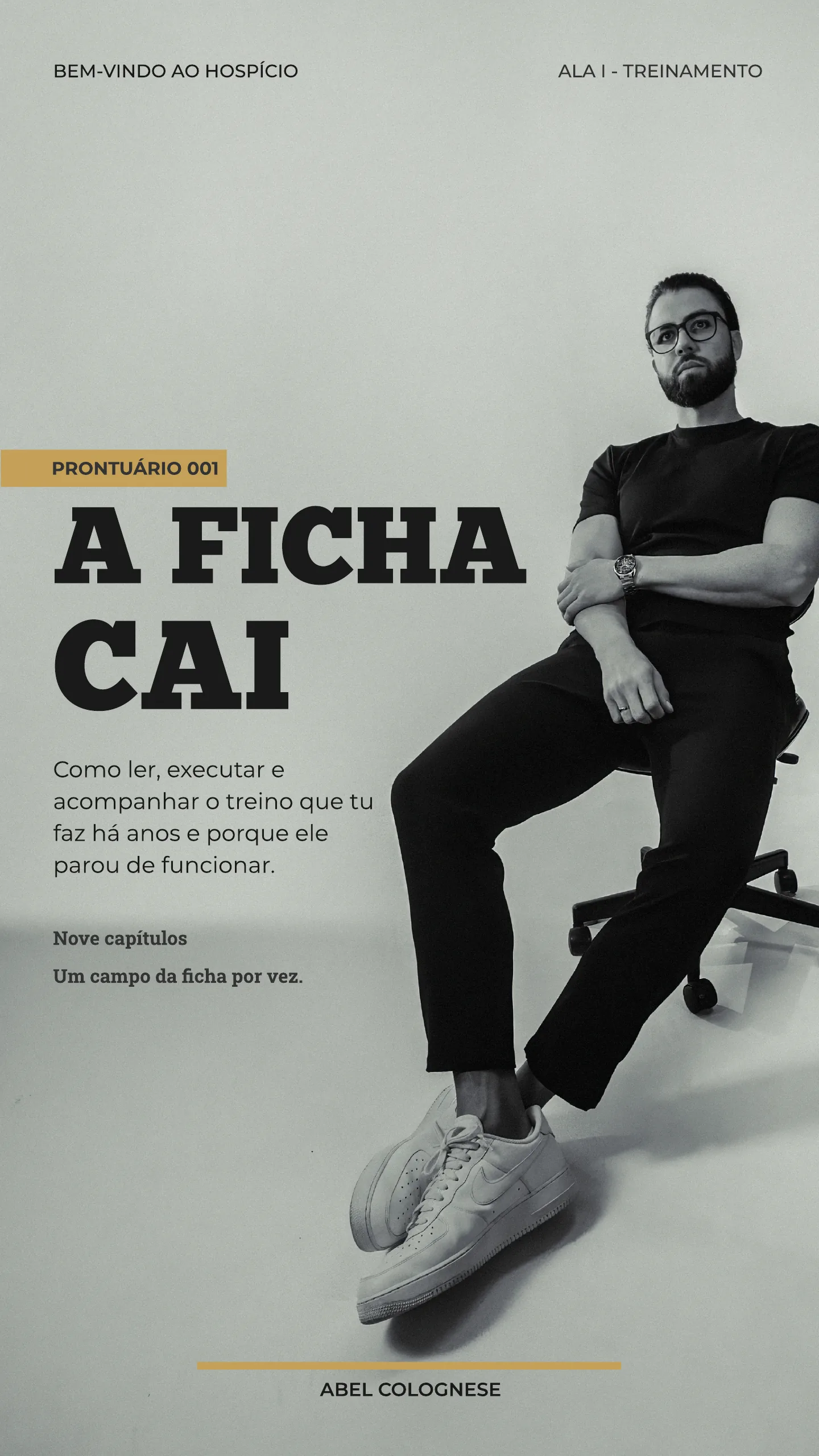 Capa do e-book A Ficha Cai, de Abel Colognese